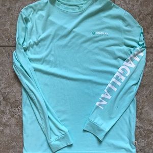 Magellan outdoor Men’s long sleeve shirt Mint
